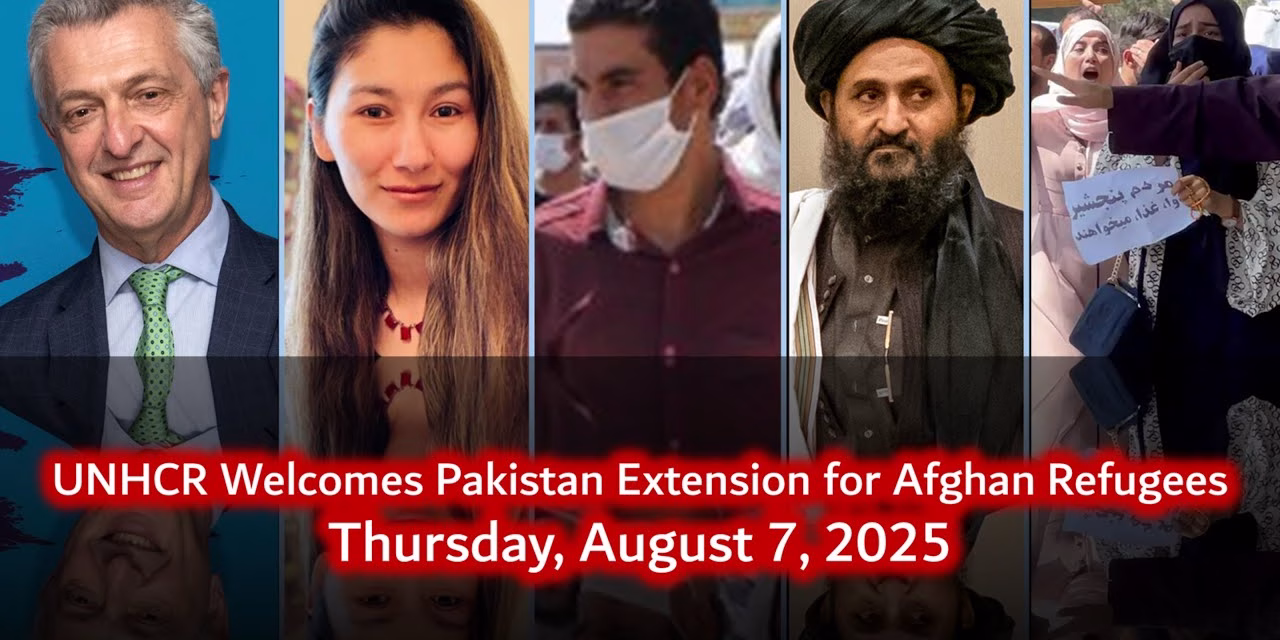Zarin TV News | UNHCR Welcomes Pakistan Extension for Afghan Refugees | Thursday, August 7, 2025